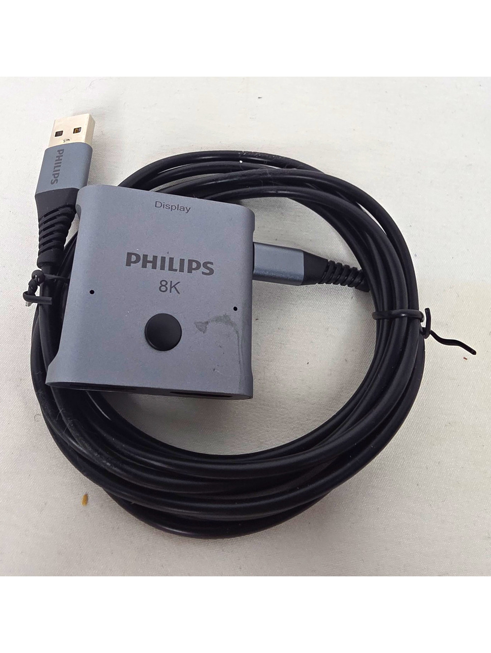 Philips SWV9173GR/37 8K HDMI Switch 2 Port USB-C Powered Tested Working